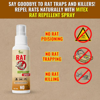 Rat Repellent Spray – Safe, Effective, and Eco-friendly.(Pack of 3)